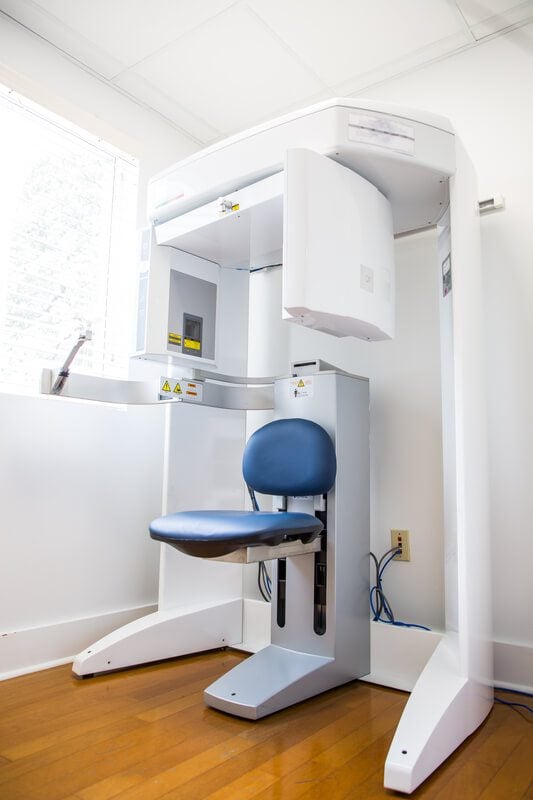 CBCT 3D X-Ray Machine in a dental office